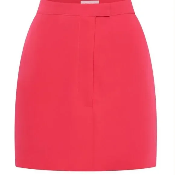 Meshki Crepe Mini Skirt - Raspberry size small - Picture 2 of 4